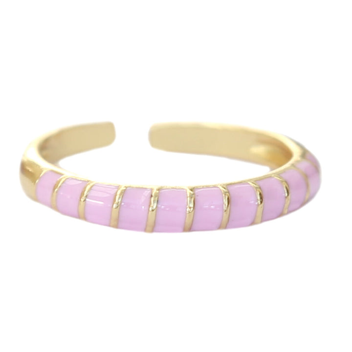 Ring pink stripe