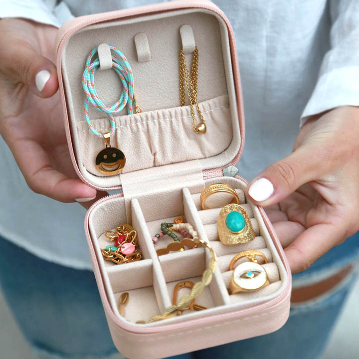 Jewelry box peach