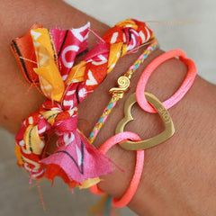 Bracelet sweet love coral