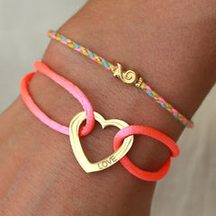 Bracelet sweet love coral