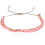 Miyuki armband summer pink