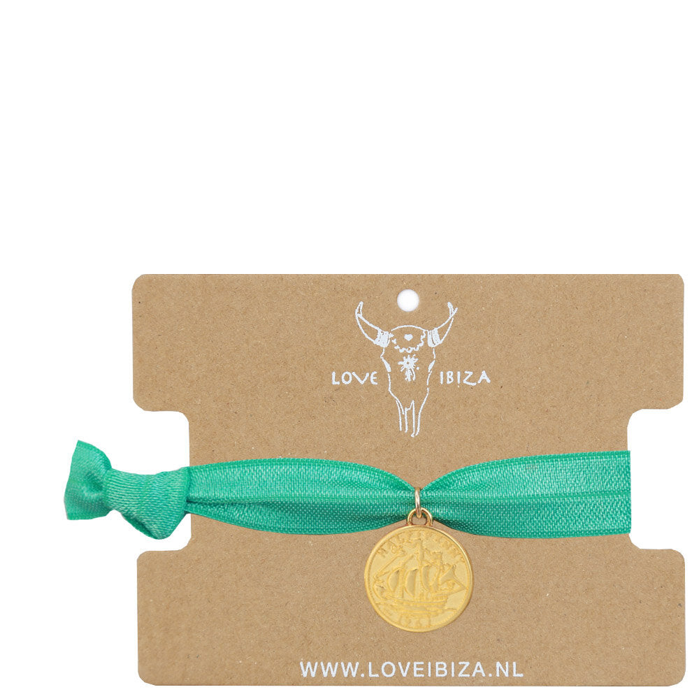 Ibiza bracelet turquoise coin 