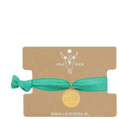 Ibiza bracelet turquoise coin 