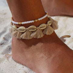 Anklet Jondal white