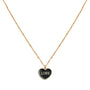 Collier en or turquoise heart love